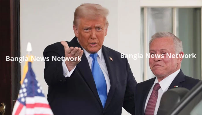 ট্রাম্প জর্ডানের বাদশাহ আবদুল্লাহর উপস্থিতিতে গাজার নিয়ন্ত্রণ নেয়ার পরিকল্পনার ওপর আবারও জোর দিলেন