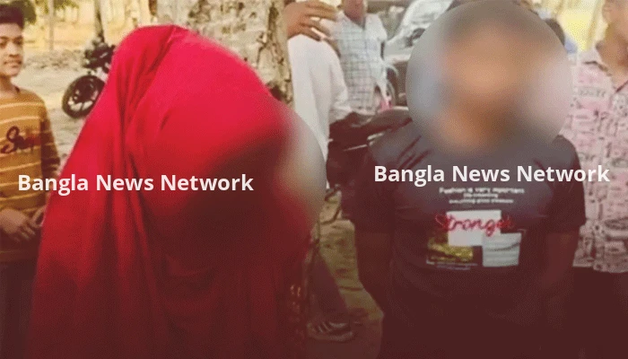 তরুণ-তরুণীকে গাছে বেঁধে মারধর, ভিডিও ভাইরাল