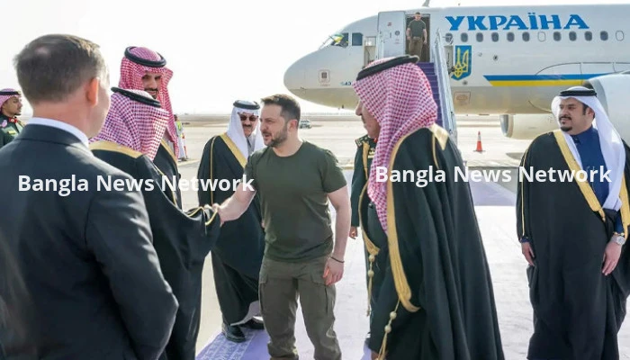 রুশ-ইউক্রেন যুদ্ধ বন্ধের আলোচনা করতে সৌদিতে জেলেনস্কি